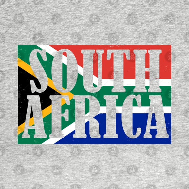 South Africa Roots & South African Flag by BraaiNinja